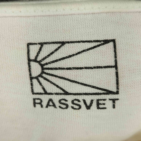 RASSVET フロントデザイン S/S Tシャツ メンズ